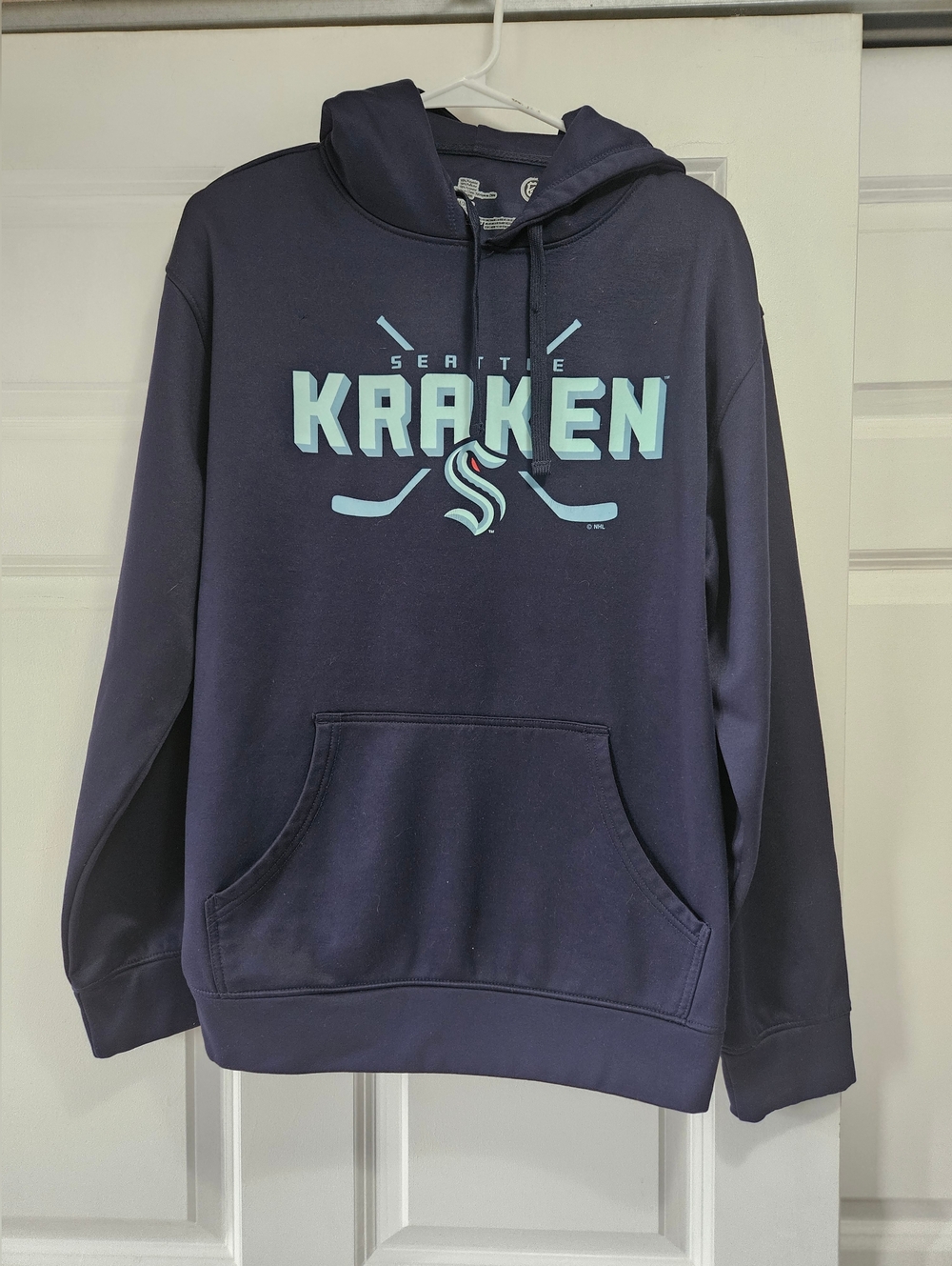 Navy Seattle KRAKEN Pullover Hoodie - Men's